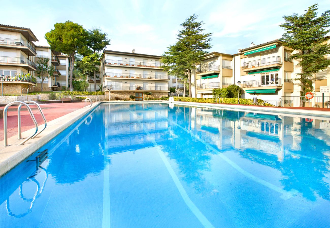 Apartamento en Calella de Palafrugell - 1MG G2 - Apartamento básico con piscina comunitaria situado a  400m de la playa de Calella de Palafrugell