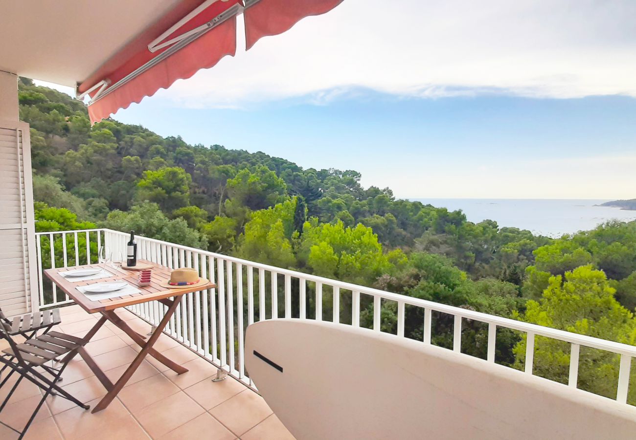 Apartamento en Palafrugell - 1MIRAN 01 - Apartamento con terraza con vistas al mar en Llafranc