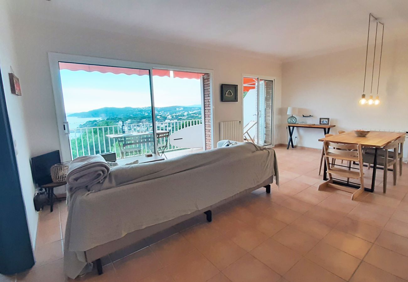 Apartamento en Palafrugell - 1MIRAN 01 - Apartamento con terraza con vistas al mar en Llafranc