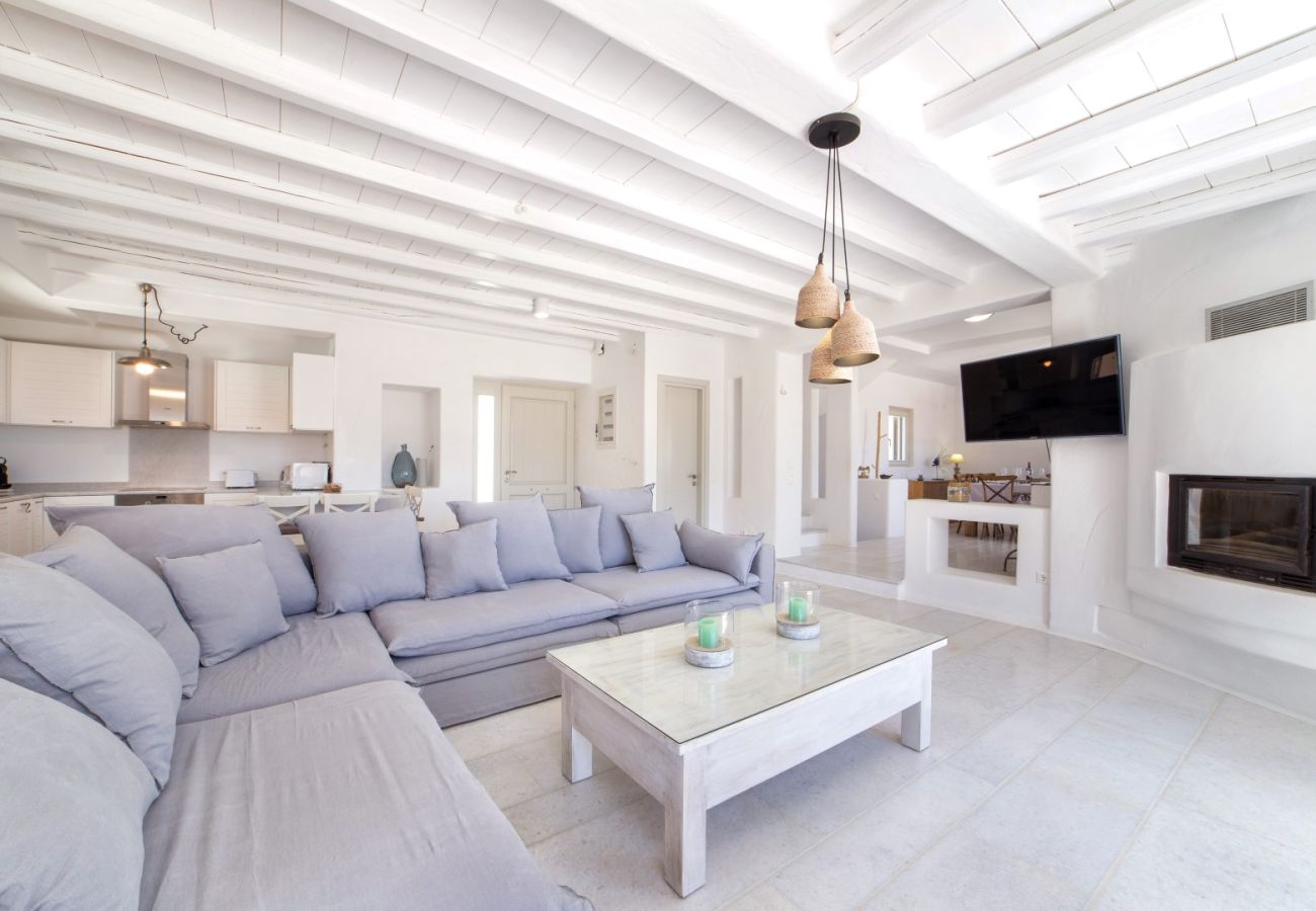 Villa en Paros - Tzane - Villa para 10 personas con piscina cerca de la playa de Paros (Grecia)