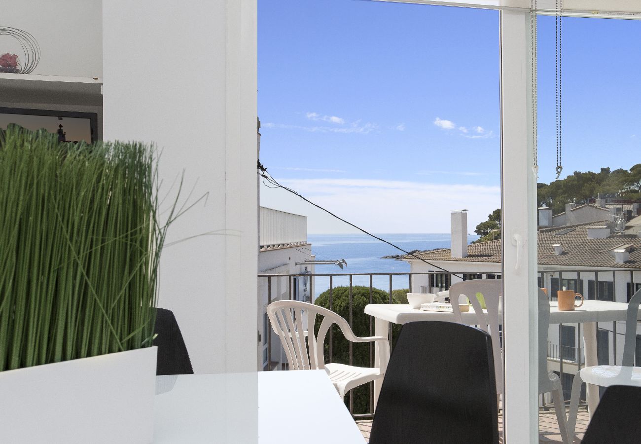 Apartament en Llafranc - 1MARS 02 - Apartament senzill amb 3 habitacions situat a primera línia de mar de la platja de Llafranc