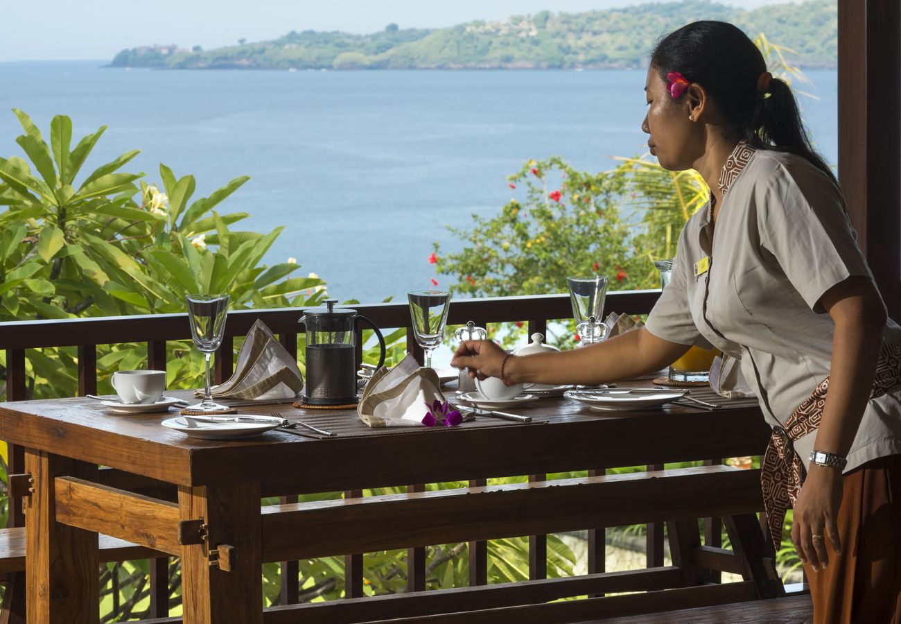 Vil.la en Manggis - Asada - Villa con piscina cerca de la playa en Bali