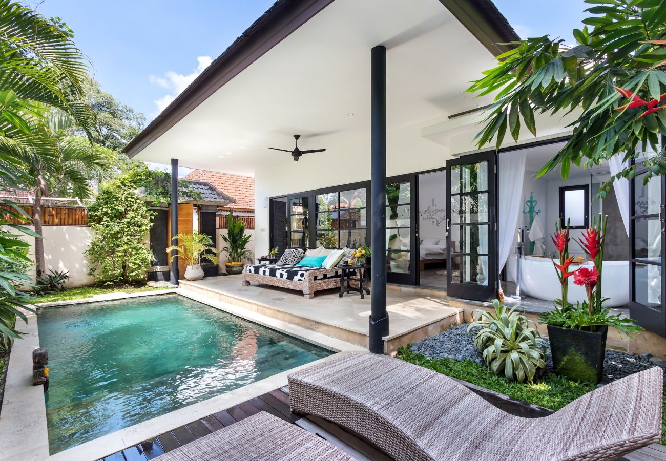 Vil.la en Ubud - Lora- Bonita casa de 1 habitación con piscina en Bali