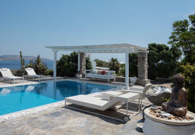  en Mikonos - Villa de 6 habitacions amb vistes al mar a prop de la platja (Mykonos)