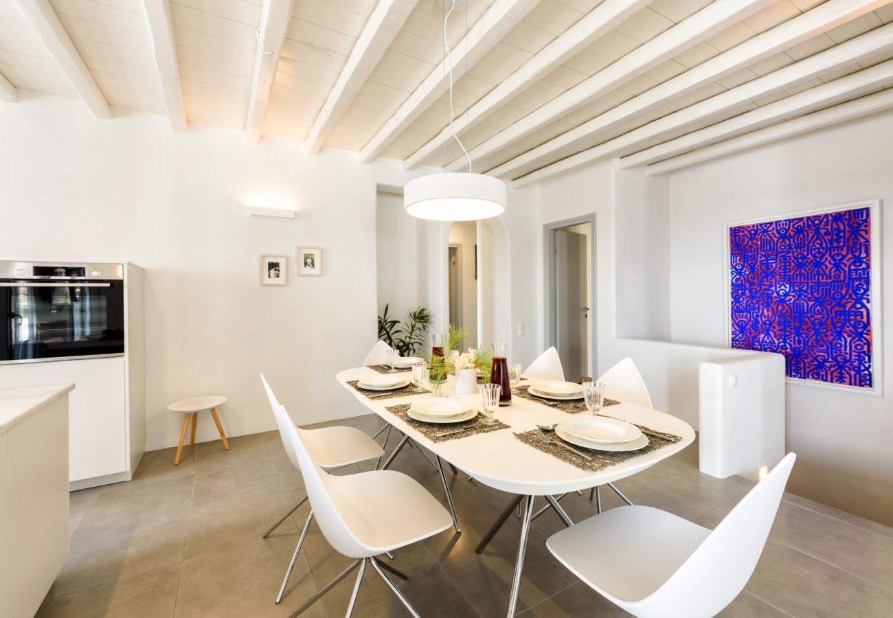 Vil.la en Paros - Preciosa casa per a 10 persones prop de la platja de Golden Beach amb precioses vistes al mar