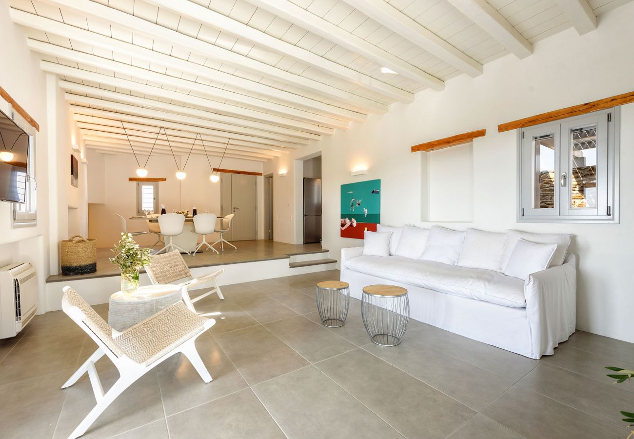 Vil.la en Paros - Preciosa casa per a 8 persones prop de la platja de Golden Beach amb precioses vistes al mar