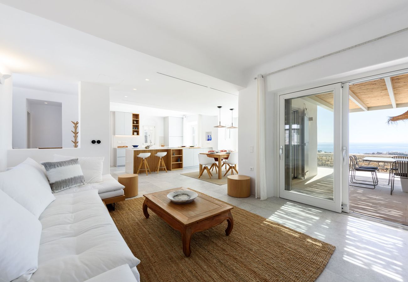 Vil.la en Paros - Casa espectacular per a 14 persones amb boniques vistes al mar a prop Golden Beach