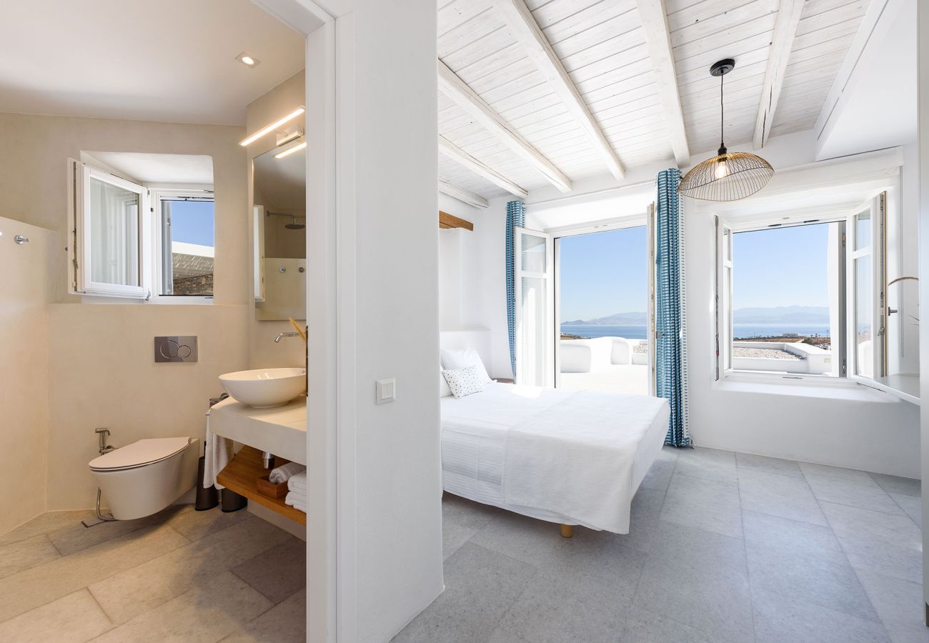 Vil.la en Paros - Casa espectacular per a 14 persones amb boniques vistes al mar a prop Golden Beach