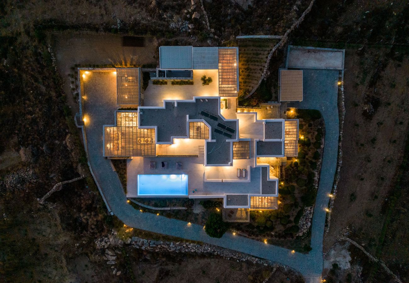 Vil.la en Paros - Casa espectacular per a 14 persones amb boniques vistes al mar a prop Golden Beach