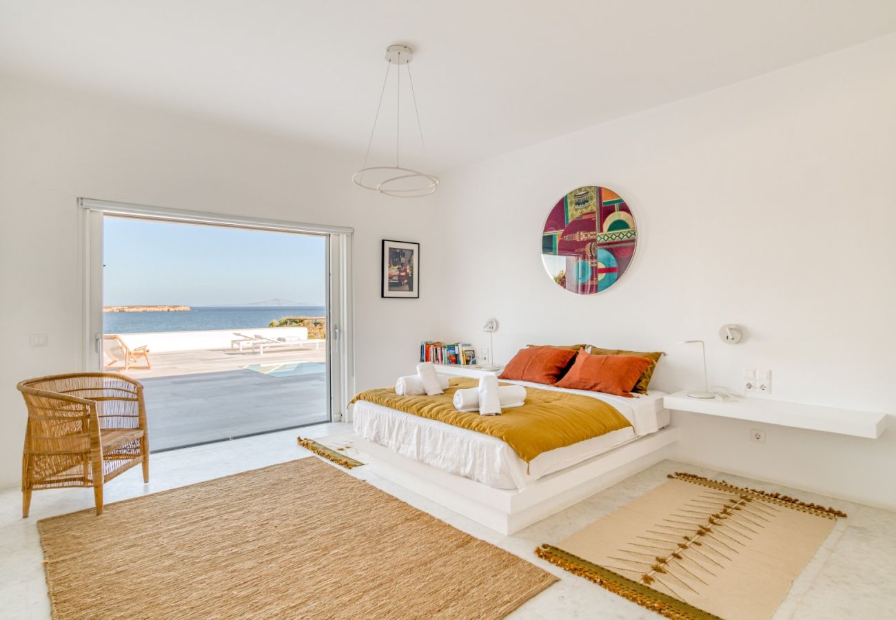 Vil.la en Paros - Casa espectacular per a 10 persones amb impressionants vistes al mar a prop Golden Beach