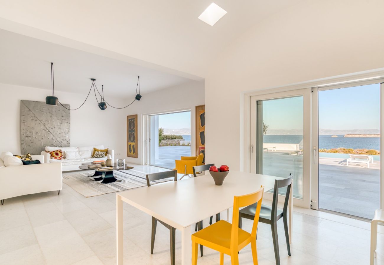 Vil.la en Paros - Casa espectacular per a 10 persones amb impressionants vistes al mar a prop Golden Beach