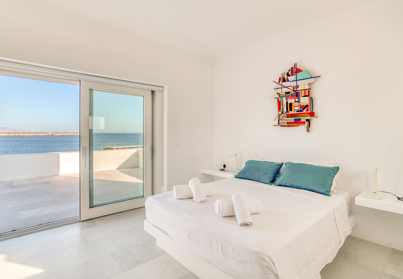 Vil.la en Paros - Casa espectacular per a 10 persones amb impressionants vistes al mar a prop Golden Beach