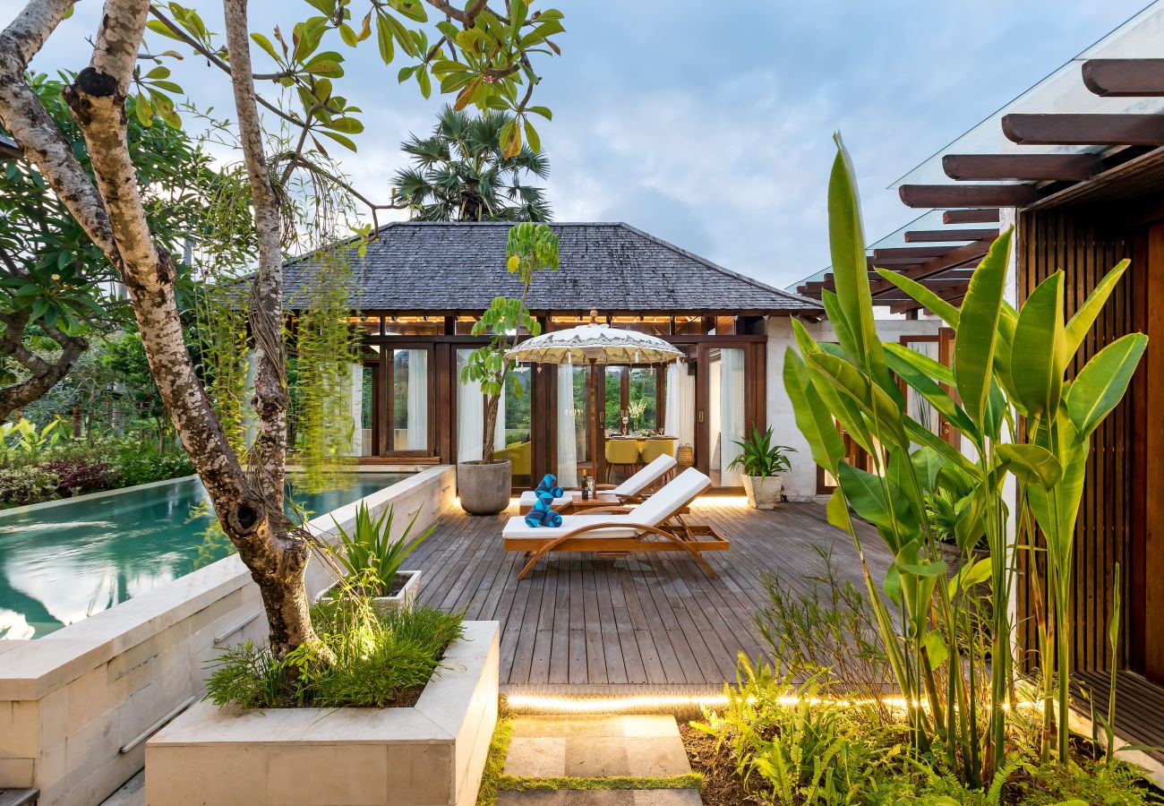 Villa in Seminyak - The chands two A- 2 bedroom frontline villa with stunning Bali sea views