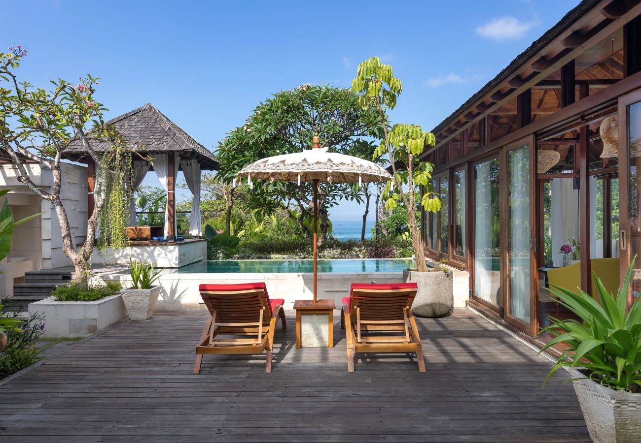 Villa in Seminyak - The chands two A- 2 bedroom frontline villa with stunning Bali sea views