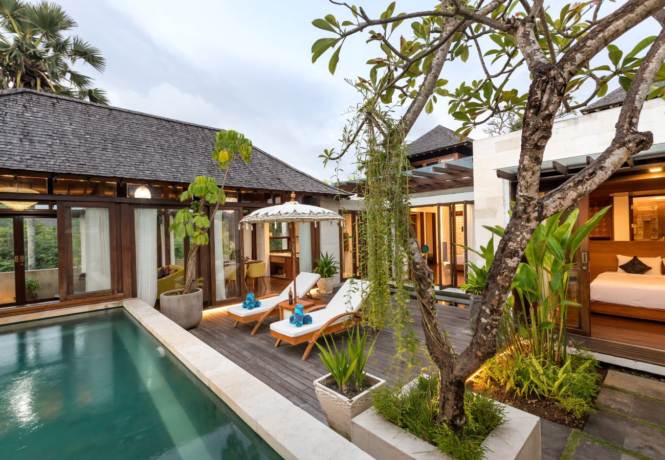 Villa in Seminyak - The chands two A- 2 bedroom frontline villa with stunning Bali sea views