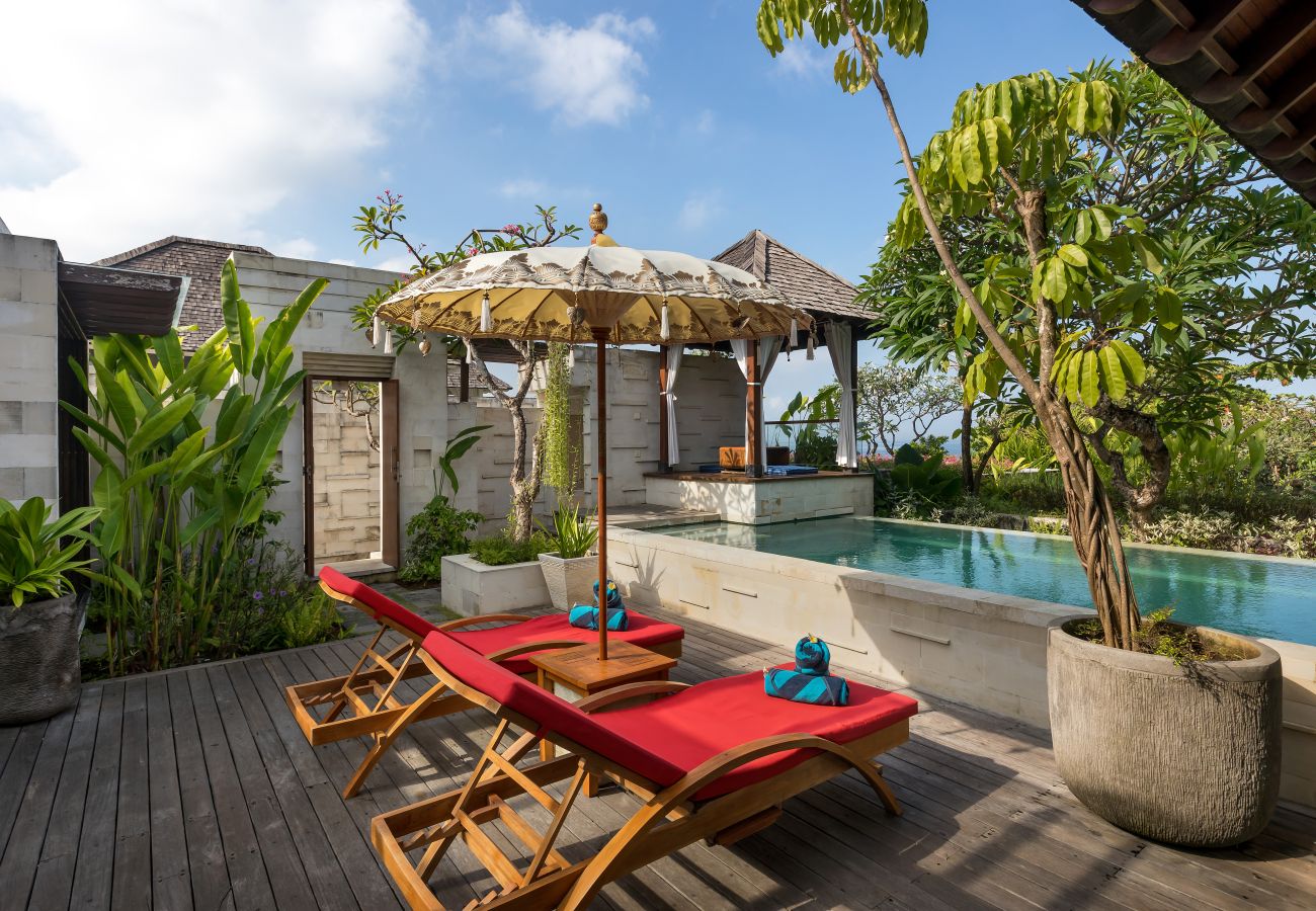 Villa in Seminyak - The chands two B- 2 bedroom frontline villa with stunning Bali sea views