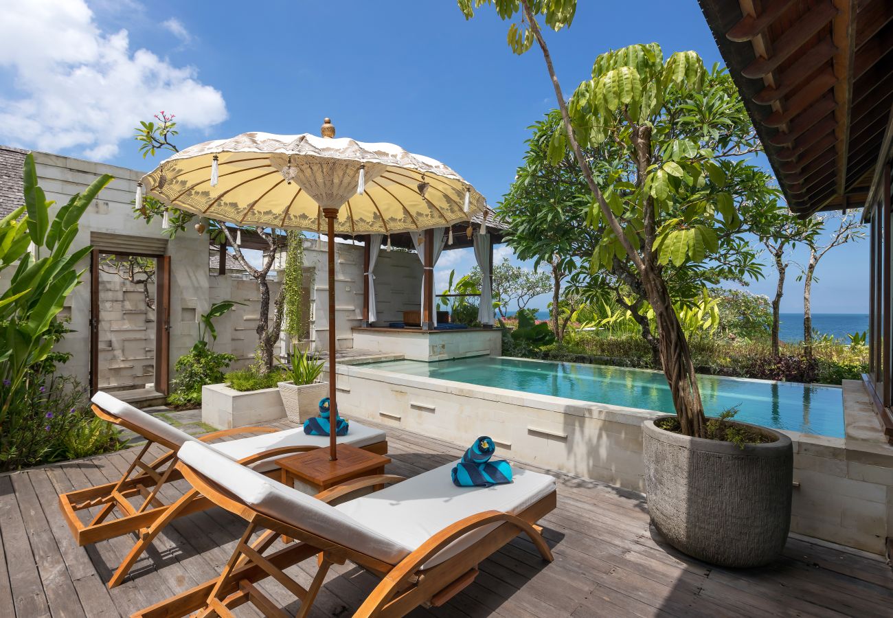 Villa in Seminyak - The chands two B- 2 bedroom frontline villa with stunning Bali sea views