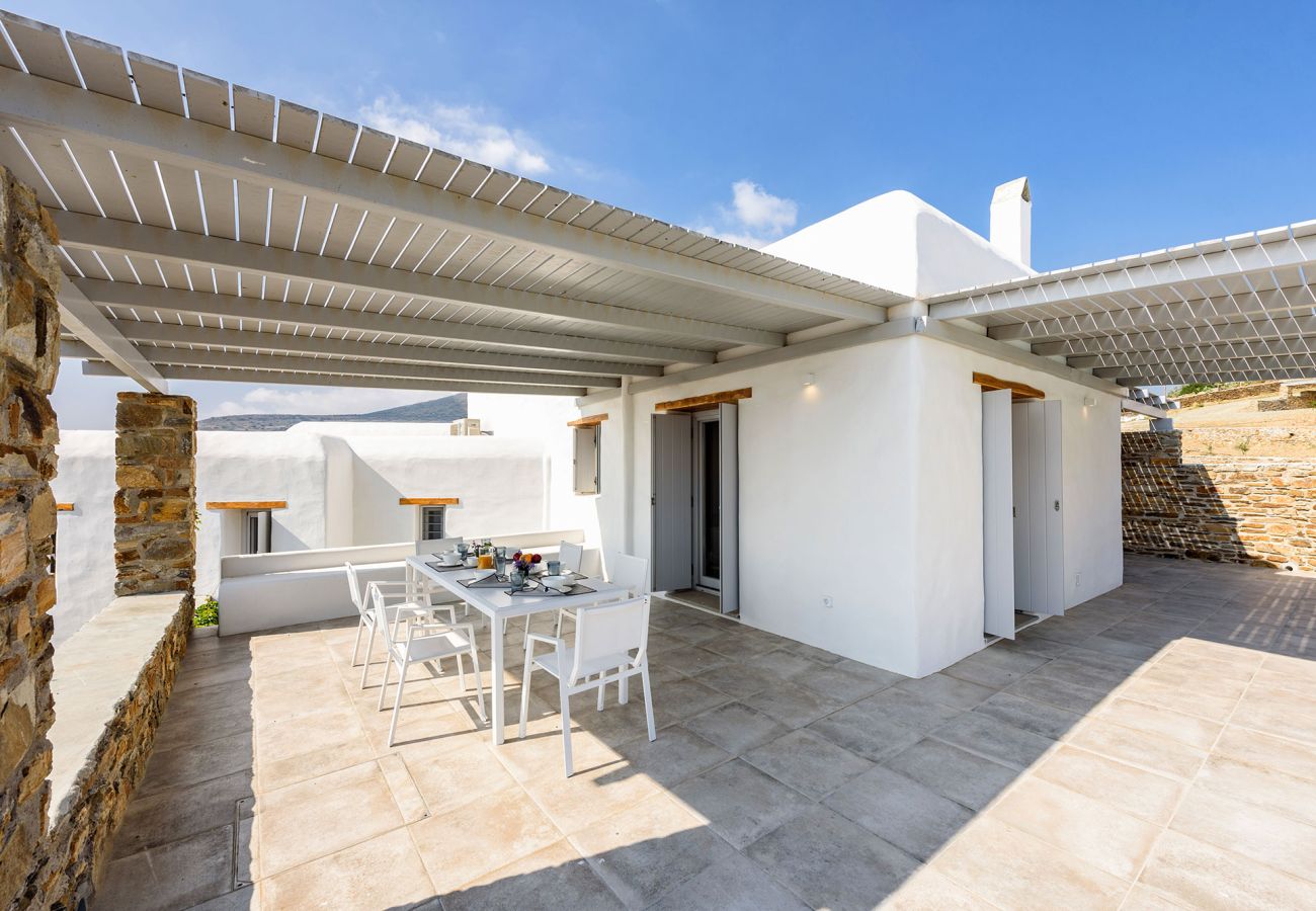 Villa in Paros - Beautiful house for 8 people near the beach of Golden Beach with beautiful sea views