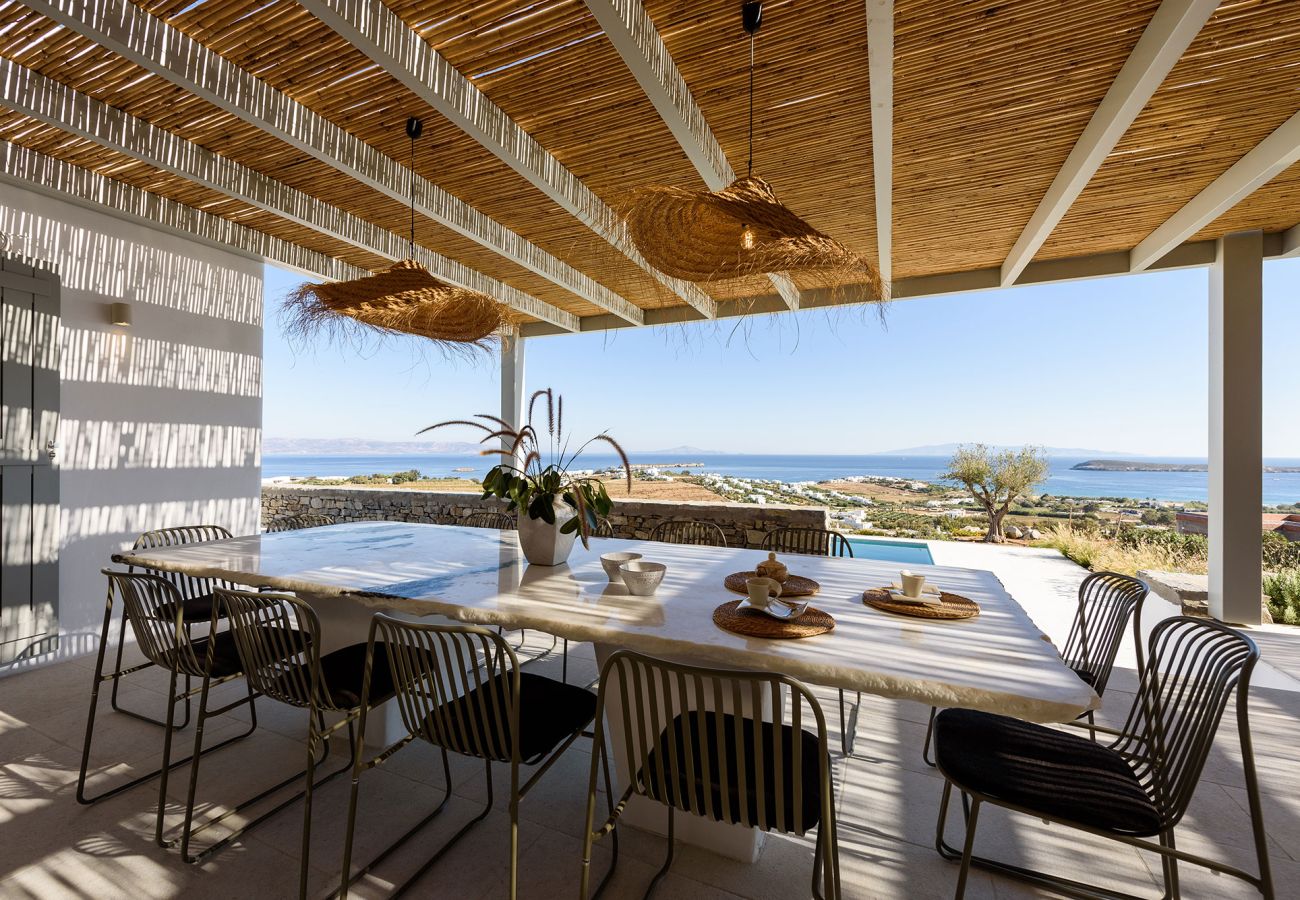 Villa in Paros -  Spectacular house for 14 people with beautiful sea views near Golden Beach