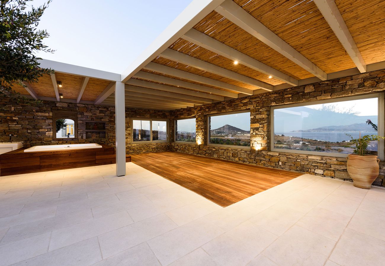 Villa in Paros -  Spectacular house for 14 people with beautiful sea views near Golden Beach