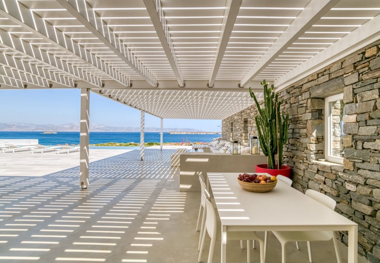 Villa in Paros - Spectacular house for 10 people with stunning sea views near Golden Beach