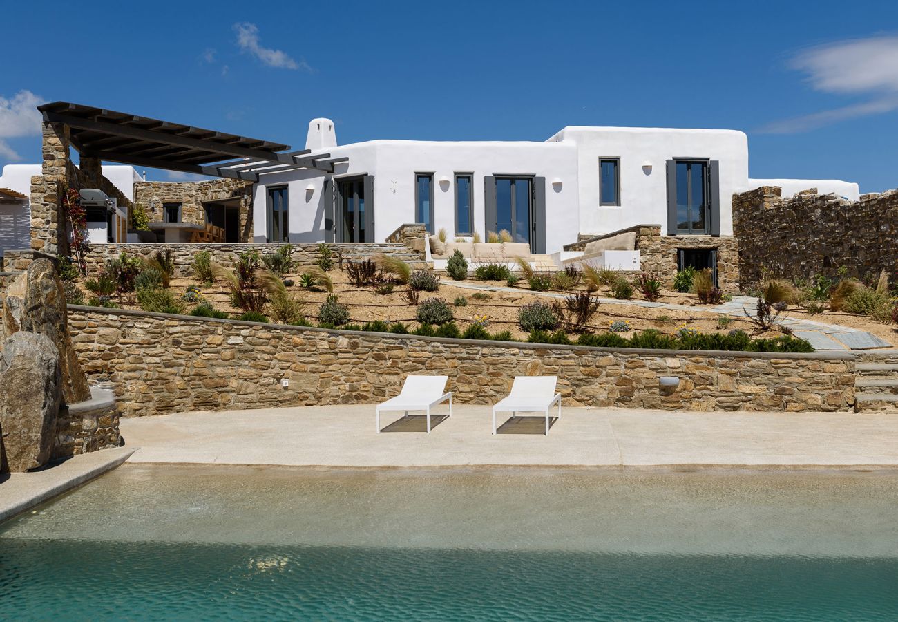 Villa in Paros - Bellevue - Beautiful house for 8 people with stunning sea views near Greece Beach in Paros