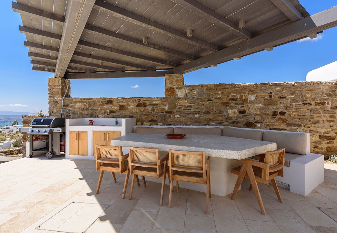 Villa in Paros - Bellevue - Beautiful house for 8 people with stunning sea views near Greece Beach in Paros