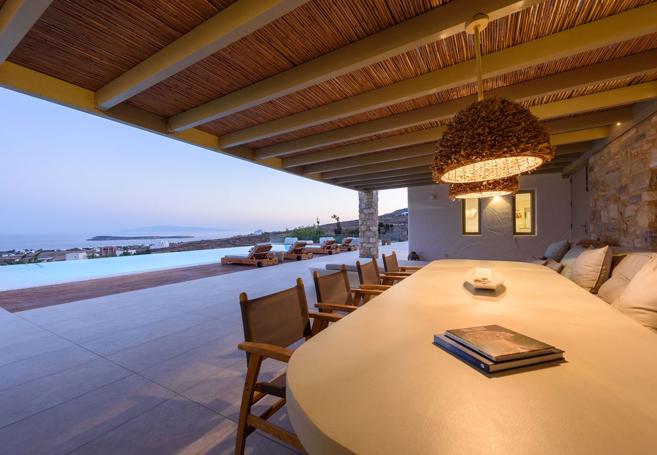 Villa in Paros - Lenora - Spectacular 4 bedroom house with beautiful sea views near Golden Beach (Greece)