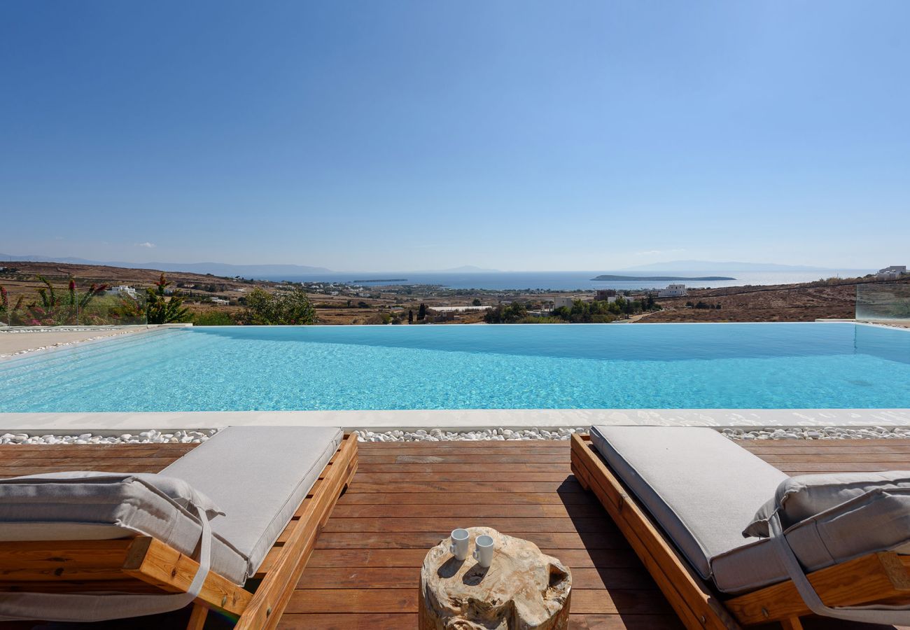 Villa in Paros - Lenora - Spectacular 4 bedroom house with beautiful sea views near Golden Beach (Greece)