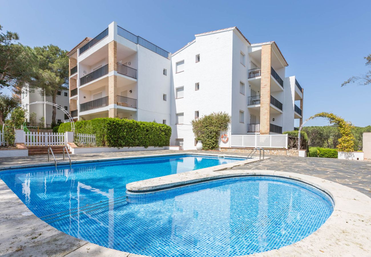 Appartement à Llafranc - 1OREN 01 - Appartement simple avec piscine commune situé à quelques minutes à pied de la plage de Llafranc