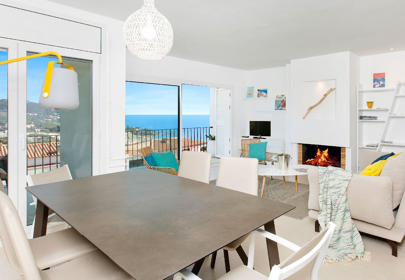 Appartement à Calella de Palafrugell - 1PUIGA 02 - Appartement confortable avec terrasse et vue magnifique sur la mer situé à quelques minutes à pied de la plage de Calella de Palafrugell