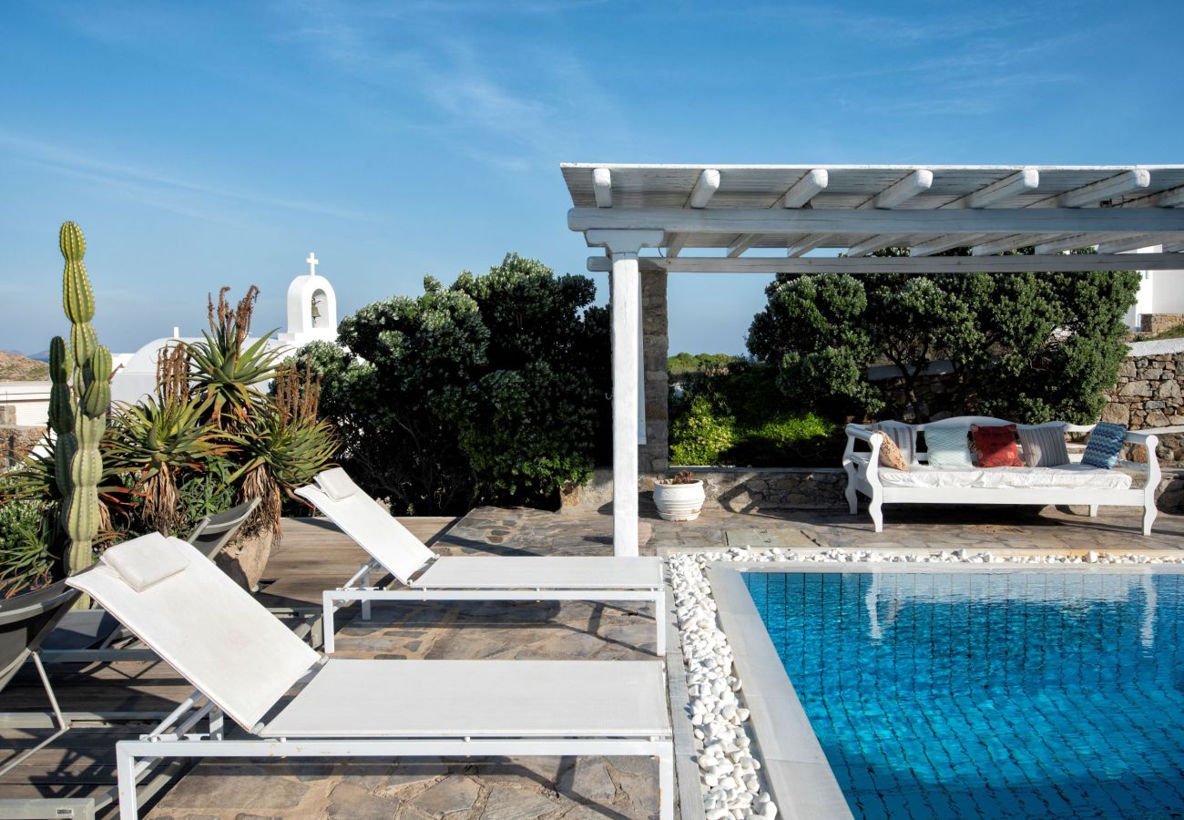 Villa à Mikonos - Villa de 7 chambres avec vue sur la mer près de la plage (Mykonos)