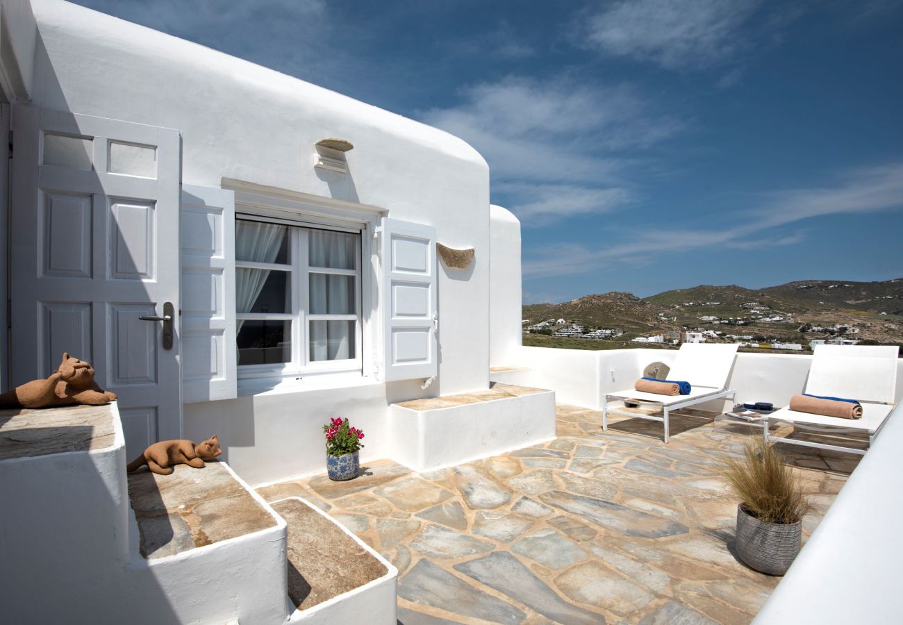 Villa à Mikonos - Villa de 7 chambres avec vue sur la mer près de la plage (Mykonos)