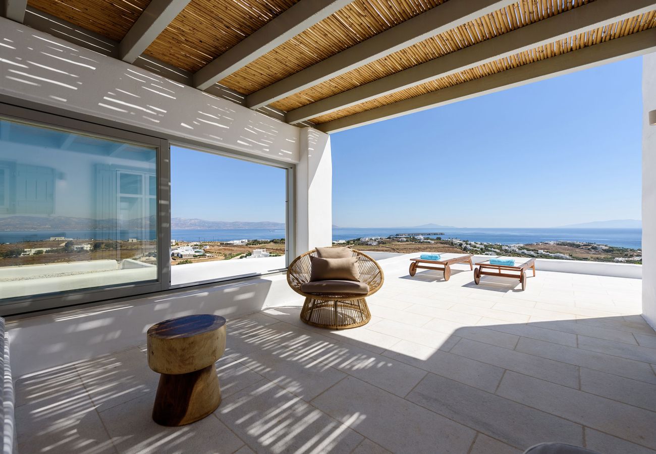 Villa à Paros - Maison spectaculaire pour 14 personnes avec de belles vues sur la mer près de Golden Beach