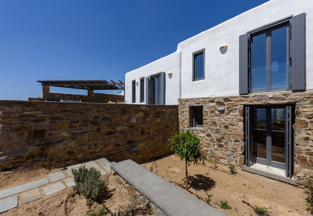 Villa à Paros - Bellevue - Belle maison pour 8 personnes avec vue imprenable sur la mer près de la plage de Grèce à Paros