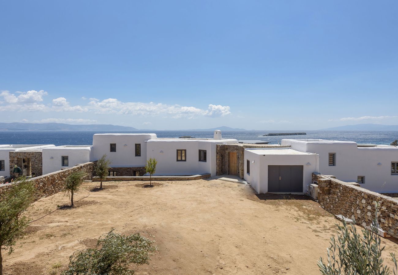 Villa à Paros - Bellevue - Belle maison pour 8 personnes avec vue imprenable sur la mer près de la plage de Grèce à Paros